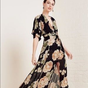 Petite-Reformation Winslow Wrap Dress